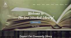 Desktop Screenshot of leviyitzchoklibrary.com