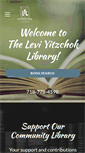 Mobile Screenshot of leviyitzchoklibrary.com